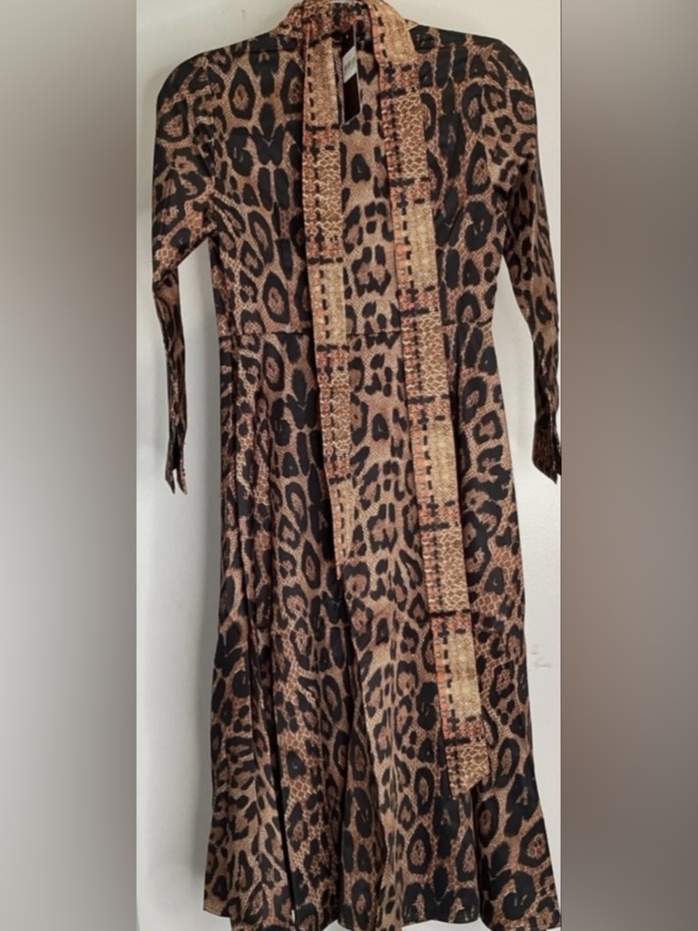 Kaimilan Snake Print Button Up Dress - Women’s Size 2 NWT $188